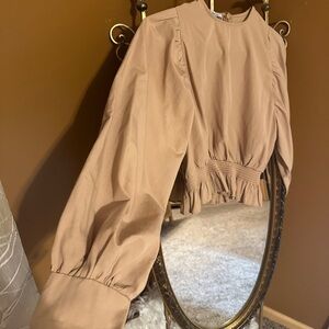 Chic Tan Women's Blouse